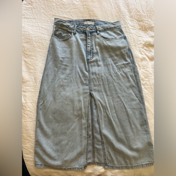 Midi Denim Skirt - Picture 4 of 4